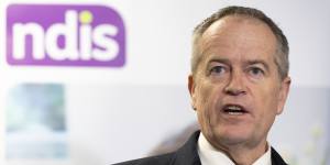 NDIS Minister Bill Shorten said there were 4501 active disputes over NDIS packages before the AAT at the end of May. This had fallen to about 4000 since the election.
