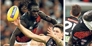 Anthony McDonald-Tipungwuti takes flight on Anzac Day