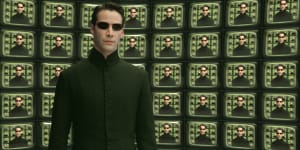 Keanu Reeves in 2003’s Matrix Reloaded.
