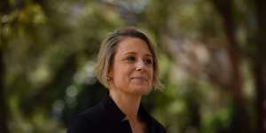 Kristina Keneally in Bennelong on Friday.