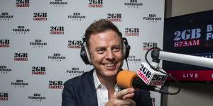 Ben Fordham,after his first breakfast show at 2GB in June 2020.