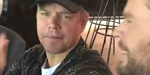 'We were cracking up laughing':When Matt Damon wears your hat