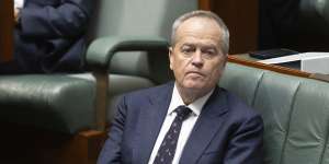 NDIS Minister Bill Shorten in parliament today.