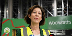 Woolworths CEO Amanda Bardwell.