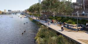 An artist’s impression of a section of the Greenline project.