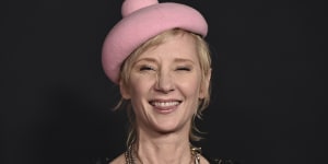 Anne Heche,pictured last year,is said to be lucky to be alive after the crash.