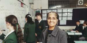 Killara High School’s head of mathematics,Rema Nath.