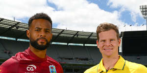 West Indies one-day international captain Shai Hope and his opposite number Steve Smith prepare for the ODI series that will begn at the MCG on Friday.