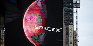 SpaceX shares have slumped about 22 per cent from their peak on its second day of listing last month.