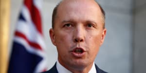 Immigration Minister Peter Dutton stands by his claims over the escalation of tension on Manus Island.