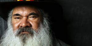 Aboriginal activist,onetime Catholic priest and politician Pat Dodson.