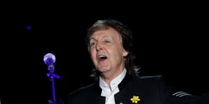 Business as usual:The local leg of McCartney's tour,his first of Australia since 1993,began in Perth earlier this month. 