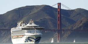 Four Australians on cruise ship held off California amid virus fears