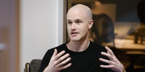 The fortune of Coinbase co-founder and chief executive Brian Armstrong is shrinking. 