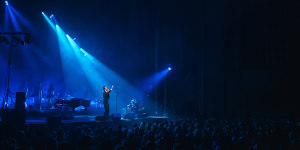 Nick Cave on stage at the Palais Theatre in November 2022.