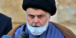 Influential Shiite cleric Muqtada al-Sadr.