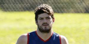 Angus Brayshaw returned to Melbourne training on Tuesday following his head injury.