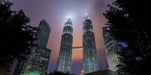 Kuala Lumpur's famous Petronas Twin Towers.