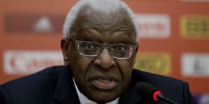 Former athletics chief Lamine Diack goes on trial