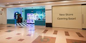 Greenwood Plaza has a growing number of empty shopfronts being used as “activations”. 