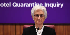 Jennifer Coate is chair of the hotel quarantine inquiry.