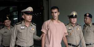 In Thai custody in early February.