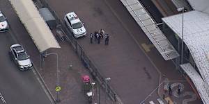 A 14-year-old boy was stabbed while on a train to Hornsby in Sydney. Sunday,12/10/2025
