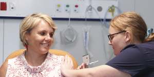 Why a Labor backbencher with breast cancer volunteered to get a COVID-19 vaccine