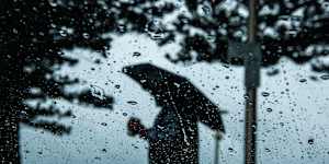 Wet weather has arrived in Sydney. 