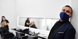Celebrity hairdresser Joh Bailey says the customers have returned after the pandemic.