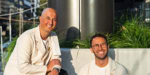 Lucia owners Frank Ciorciari (left) and Anthony Silvestre. 
