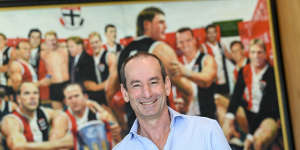 St Kilda president Andrew Bassat.