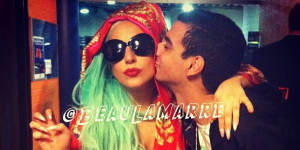 Beau Lamarre,with Lady Gaga,in a photo posted to an old Instagram account.