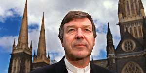 George Pell in 1996,when he was archbishop of Melbourne.