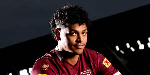 Selwyn Cobbo has the chance to break back into the Maroons’ fold after Hamiso Tabuai-Fidow’s injury.