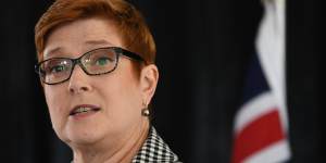 Foreign Minister Marise Payne has called for restraint in the Middle East.