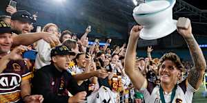 Reece Walsh with a … err … toilet.