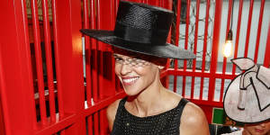 Actor Hilary Swank was the guest of honour in Swisse's China-influenced marquee.