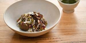 Lazeezan with premium lamb cuts and kofta.