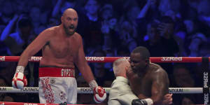 As it happened:Fury knocks out Whyte with amazing uppercut at Wembley