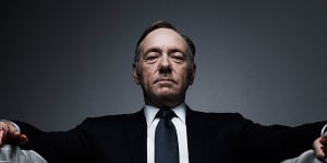 Kevin Spacey played Frank Underwood in<i>House of Cards</i>.