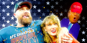 Taylor Swift,Travis Kelce and a Make America Great Again meltdown