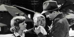 Margaret Sullavan,Frank Morgan and James Stewart in the controversial film The Mortal Storm.