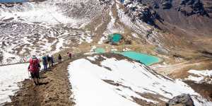 Tongariro Alpine Crossing:Almost universally described as New Zealand's best day walk,the Alpine Crossing is paradoxically colourful and bleak as it threads between the volcanoes of Tongariro National Park. 