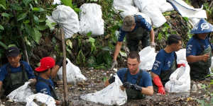 Indonesian NGO Sungai Watch cleans up rivers in Bali.