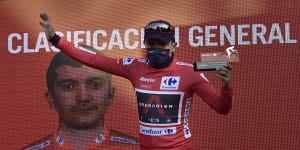 Carapaz wrestles red jersey back from Roglic after brutal Angliru climb