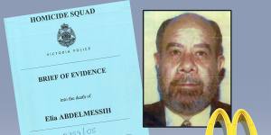 Eliah Abdelmessih was a frequent diner at McDonald’s in Kew before his bloody murder in 2005. 