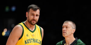 Bogut limps off as Boomers drop final World Cup hit-out