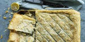 This spanakopita is a little time-consuming,but it is ultra satisfying.