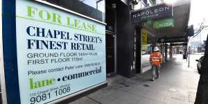 Chapel Street is struggling with high vacancy rates before the COVID-19 lockdown.